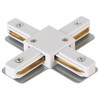Миниатюра фото коннектор x-образный crystal lux clt 0.211 09 wh | 220svet.ru