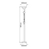 Миниатюра фото торшер arte lamp duetto a4329pn-2cc | 220svet.ru