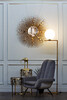 Миниатюра фото стол журнальный garda decor 13rxfs5080l-gold | 220svet.ru