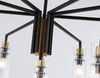 Миниатюра фото потолочная люстра на штанге ambrella light heigh light cl lh56117 | 220svet.ru