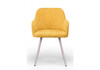 Миниатюра фото стул на металлокаркасе woodville инфини горчичный (ocean 016) / серый 631755 | 220svet.ru
