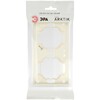 Миниатюра фото рамка для розеток и выключателей эра arktik 16-5002-02 на 2 поста слоновая кость б0070555 | 220svet.ru