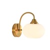 Миниатюра фото бра lumion larina 8323/1w латунь | 220svet.ru