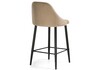 Миниатюра фото барный стул джама бежевый / черный матовый | 220svet.ru