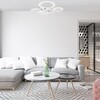 Миниатюра фото потолочная светодиодная люстра escada saturn 10268/6led silver | 220svet.ru