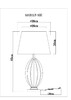 Миниатюра фото настольная лампа arte lamp beverly a5132lt-1cc | 220svet.ru