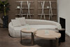 Миниатюра фото диван toulon трехместный букле бежевый garda decor gd/toulon-3tl-orso beg | 220svet.ru