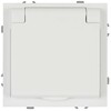 Миниатюра фото розетка эра galaxy 15-2103-08 c заземлением 2p+e schuko со шторками с крышкой 16а-250в ip20 белый матовый б0070672 | 220svet.ru