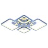Миниатюра фото потолочная светодиодная люстра profit light 8057/2+2 chr | 220svet.ru