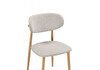 Миниатюра фото стул на металлокаркасе woodville lisbon бежевый / цвет дерева 15954 | 220svet.ru