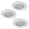 Миниатюра фото комплект встраиваемых светильников (3 шт.) eglo einbauspot led 75349 | 220svet.ru