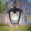 Миниатюра фото садово-парковый светильник эра «марсель» нсу 07-40-001 черный 4-гранный подвесной ip44 е27 max60вт б0051193 | 220svet.ru