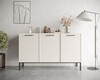 Миниатюра фото комод с тремя дверками николь (nicole) nln02 | 220svet.ru