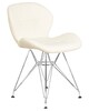 Миниатюра фото стул обеденный dobrin butterfly chrome lmzl-302a_ch-m_el-cream-2861 | 220svet.ru