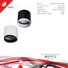 Миниатюра фото точечный светильник reluce technical 53022-9.5-001il gx53 wt | 220svet.ru