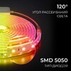 Миниатюра фото комплект светодиодной влагозащищенной ленты apeyron 12w/m 60led/m 5050smd rgb 5m 10-146 | 220svet.ru