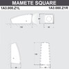 Миниатюра фото фасадный светильник fumagalli mamete square  1a3.000.000.axz1l | 220svet.ru