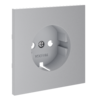 Миниатюра фото накладка для розетки с заземлением voltum s70 vls000616 (серый) | 220svet.ru