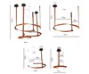 Миниатюра фото люстра kink light маджена 07656-3a,04 | 220svet.ru