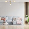 Миниатюра фото потолочная люстра escada aquilegia 1100/3p gold | 220svet.ru