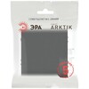 Миниатюра фото кнопка эра arktik 16-1109-06 10ах-250в графит б0070399 | 220svet.ru