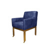 Миниатюра фото полукресло roomers c0197-1d/blue #b126 | 220svet.ru