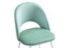 Миниатюра фото стул ирре confetti aquamarine / белый глянец | 220svet.ru