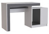 Миниатюра фото компьютерный стол woodville модена белый / графит 631664 | 220svet.ru
