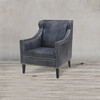 Миниатюра фото кресло roomers c0175-1d/blue #a75 | 220svet.ru