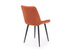 Миниатюра фото стул на металлокаркасе woodville челси к терракотовый (zd 432) / черный 632521 | 220svet.ru