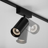 Миниатюра фото трековый магнитный светильник maytoni radity focus led tr103-4-12wtw-m-b | 220svet.ru
