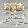 Миниатюра фото гирлянда нить 10м тепло-белая 220в 75 led провод белый каучук ip65 ltc ll75-8-2ww | 220svet.ru