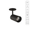 Миниатюра фото встраиваемый спот arte lamp presto a6387pl-1bk | 220svet.ru